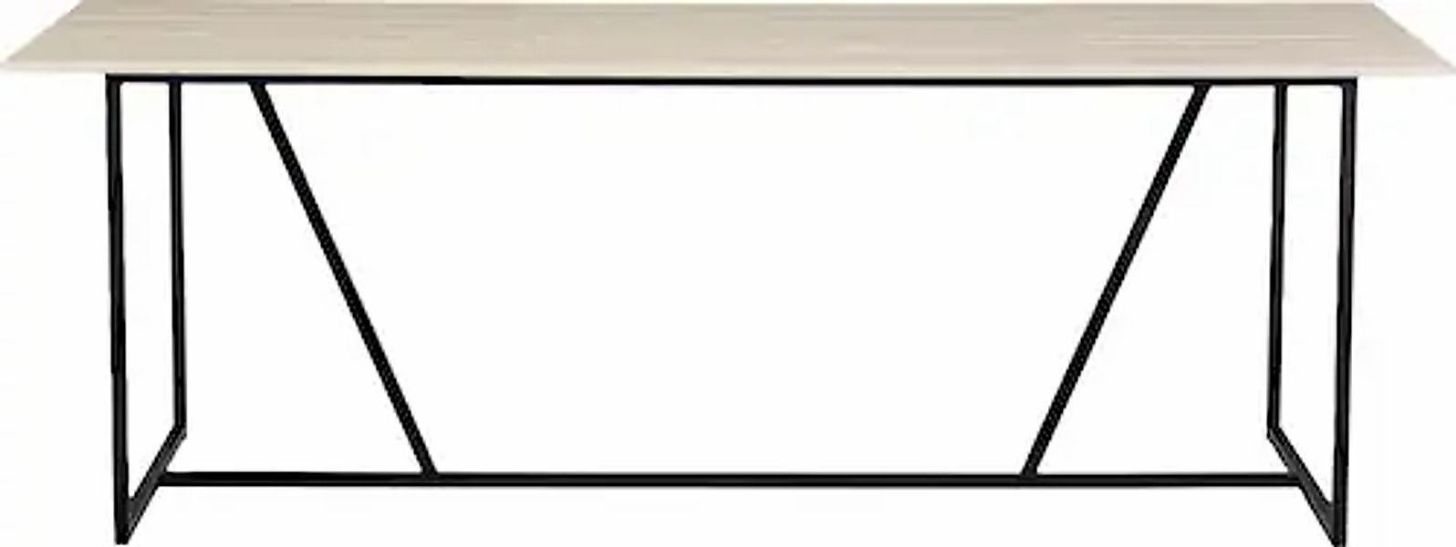 WOOOD Esstisch "Silas", rechteckige Form, Holz teilmassiv, H 75 cm x B 220 günstig online kaufen