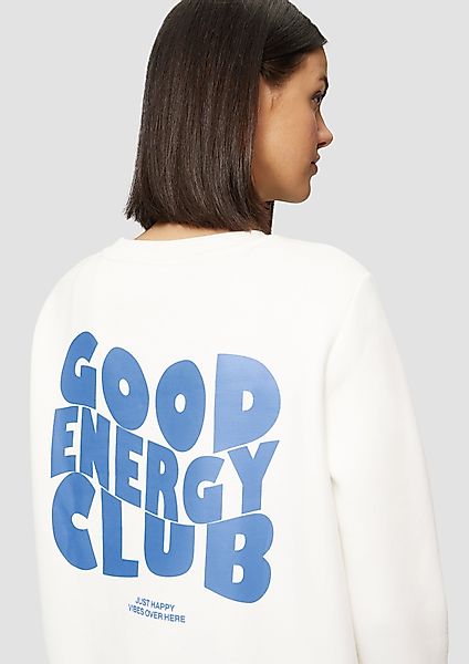 s.Oliver Sweatshirt Weiches Sweatshirt mit Front- günstig online kaufen