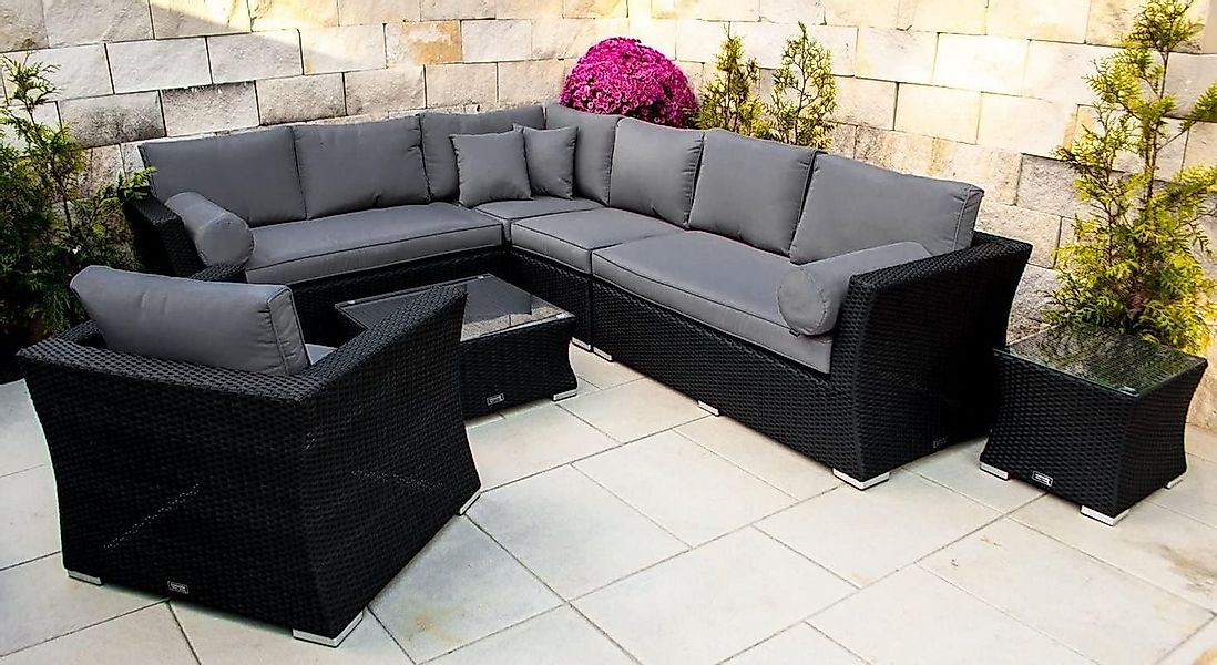 Ragnarök Möbel-Design Gartenlounge-Set Lounge Set Wotan, (Set, Ecksofa, Alu günstig online kaufen