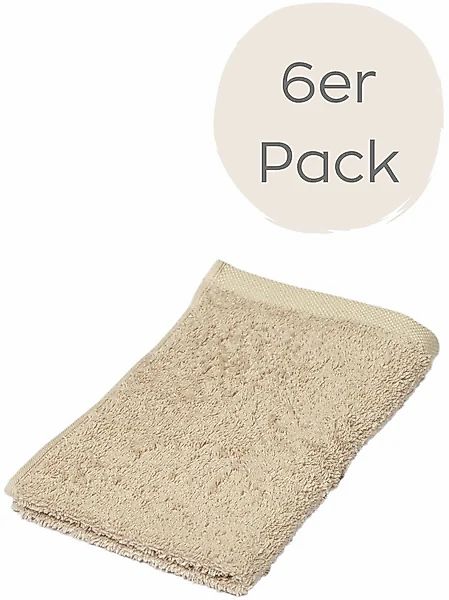 Wewo fashion Gästehandtücher »9517G«, (Packung, 6 St., 6er Set Gästehandtüc günstig online kaufen