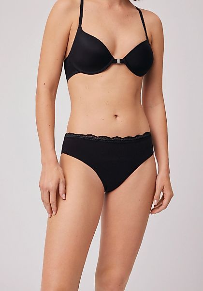 YSABEL MORA Midislip "BASIC COLLECTION COTTON WITH LACE" 3er Pack, mit bede günstig online kaufen