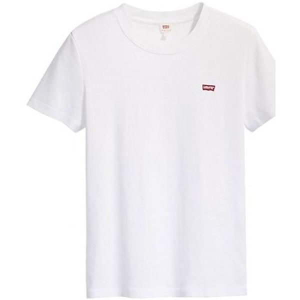 Levis  T-Shirts & Poloshirts 37697 0000 - SS RIB BABY TEE-0000 günstig online kaufen