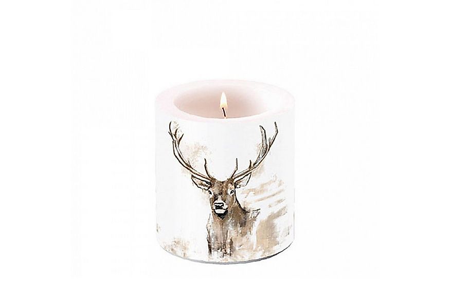 Ambiente Luxury Paper Products Stumpenkerze, Stumpenkerze Paraffin 7,5x9cm günstig online kaufen