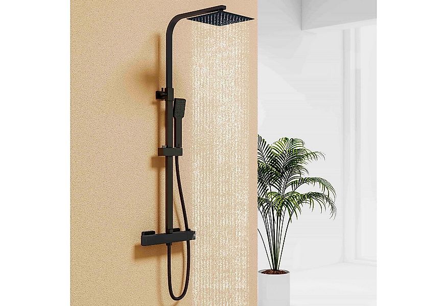 Duschparadies Duschsystem DUSCHPARADIES Thermostat-Duschsystem Edelstahl Qu günstig online kaufen