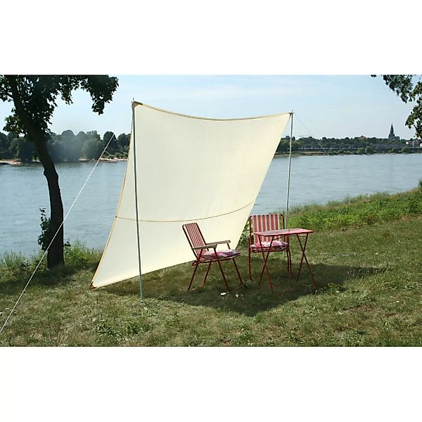 Floracord Camping Viereckssonnensegel Sand 250 cm x 300 cm günstig online kaufen