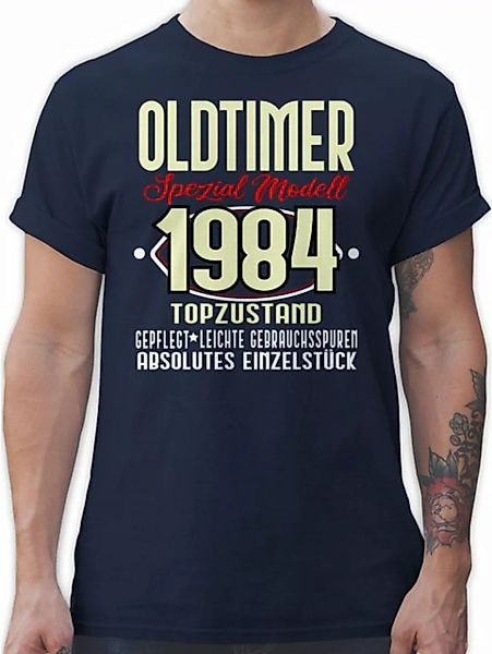 Shirtracer T-Shirt Oldtimer Spezial Modell 1984 Vierzigster 40. Geburtstag günstig online kaufen