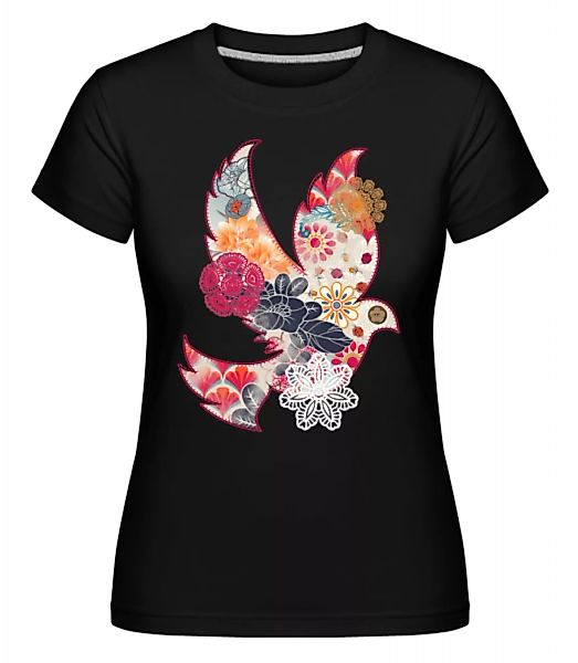 Vogel Collage Aufgenäht · Shirtinator Frauen T-Shirt günstig online kaufen