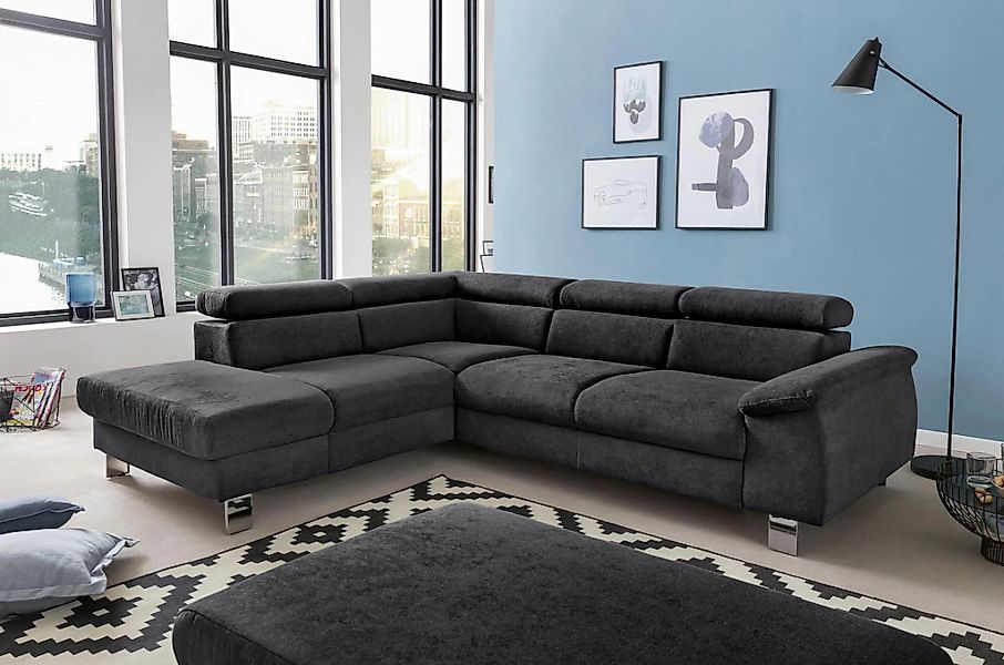COTTA Polstergarnitur "Komaris L-Form, B: 249 bzw. 100 cm (Set: Ecksofa & H günstig online kaufen