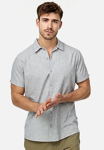 Indicode Kurzarmhemd Herren INGiulionus Herrenhemd Kurzarm günstig online kaufen