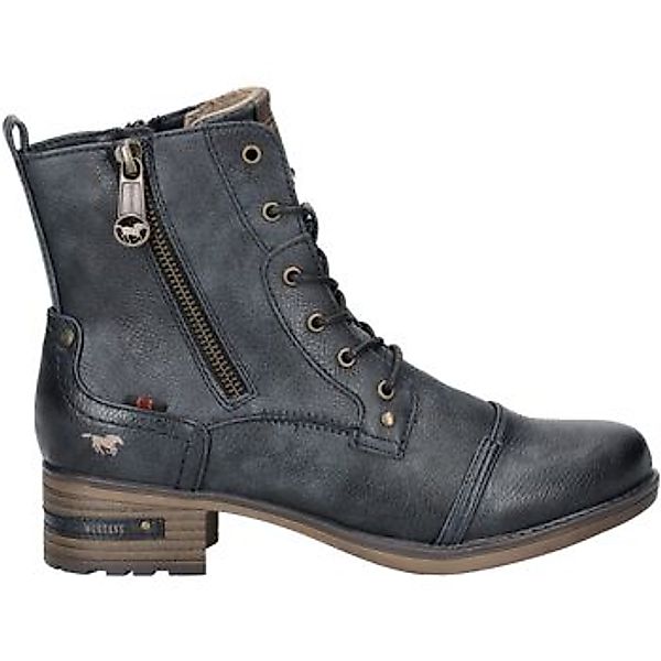 Mustang Shoes Schnürstiefelette "Mustang Shoes Stiefelette Lederimitat" günstig online kaufen