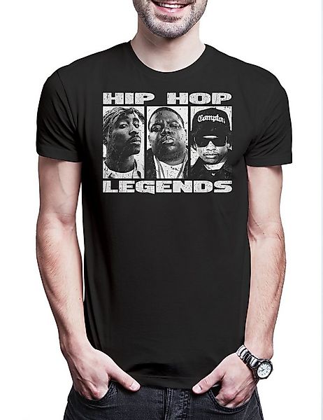 Urban Backwoods Print-Shirt Hip Hop Legends Herren T-Shirt Rap Gangster Leg günstig online kaufen
