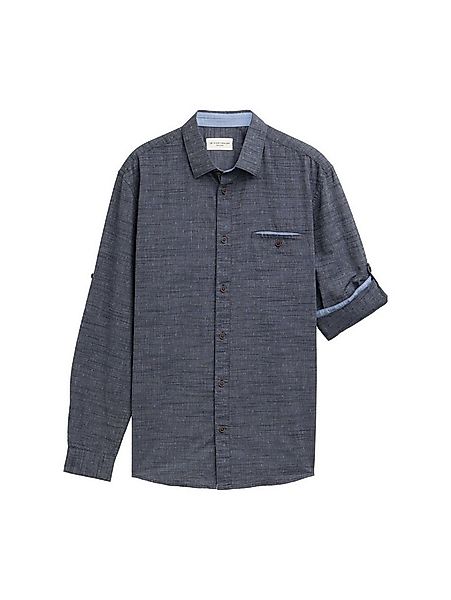 TOM TAILOR Langarmhemd Langärmliges mit Brusttasche und Knopfleiste Regular günstig online kaufen