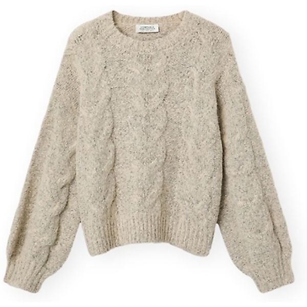 Compania Fantastica  Pullover COMPAÑIA FANTÁSTICA Knit 10276 - Ecru günstig online kaufen
