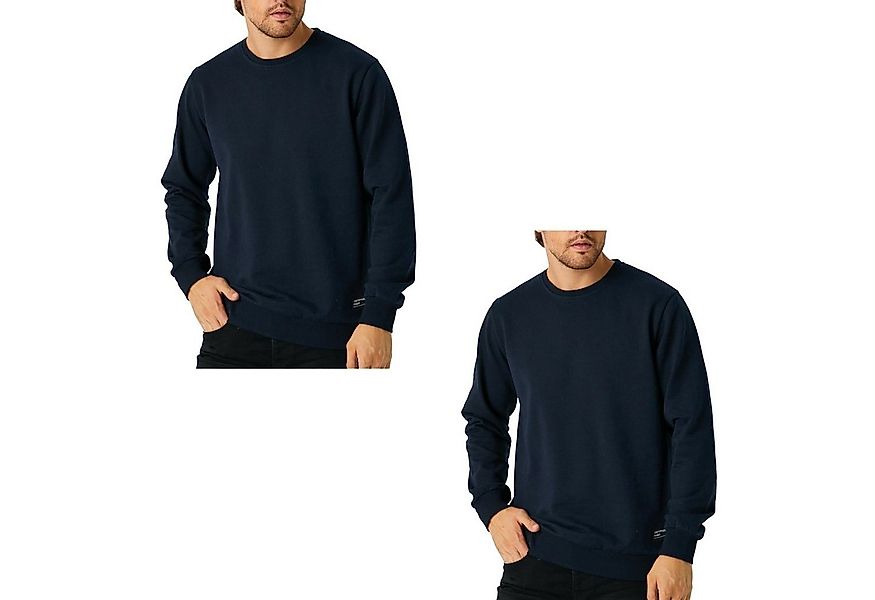 COMEOR Sweatshirt Herren Pullover bequeme Sweater (2-tlg) aus Baumwollmisch günstig online kaufen