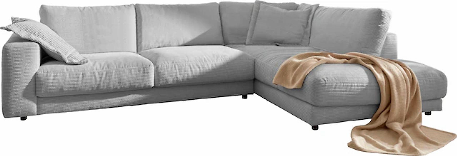 PLACES OF STYLE Ecksofa »Enisa XXL B/T/H: 325/224/85 cm L-Form« Kuschelig, günstig online kaufen