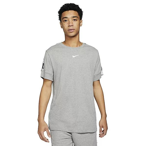 Nike Sportswear Repeat Dd4497 Kurzärmeliges T-shirt XL Dk Grey Heather / Wh günstig online kaufen