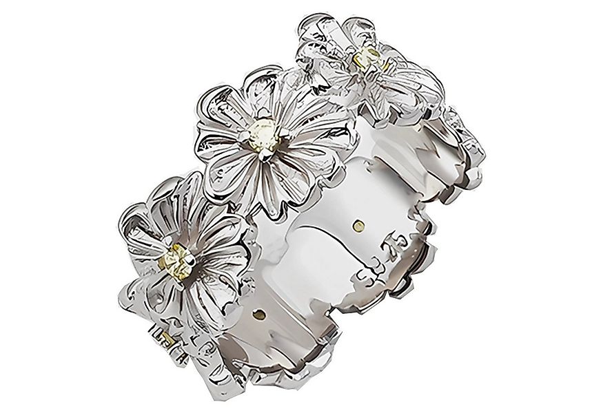 Jumpeak Silberring ring silber 925 damen,18kring vergoldet,ring mit stein,r günstig online kaufen