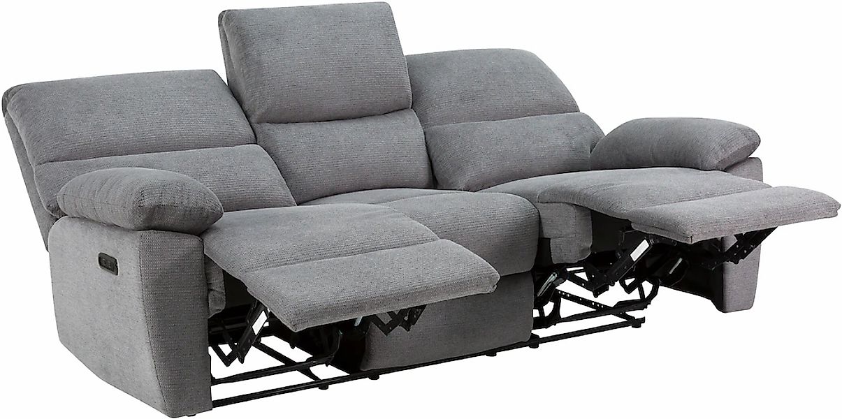 Home affaire 3-Sitzer "LANNOY, manuelle o. elelektrische Relaxfunktion in 2 günstig online kaufen