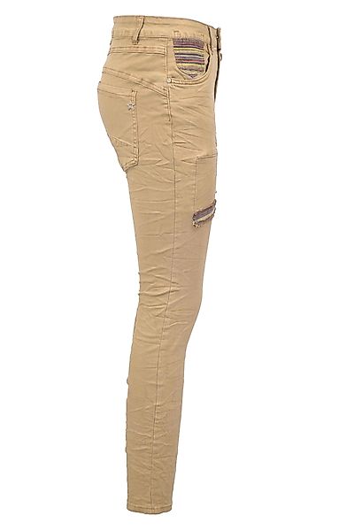 Jewelly Regular-fit-Jeans Stretch Boyfriend Jeans - günstig online kaufen