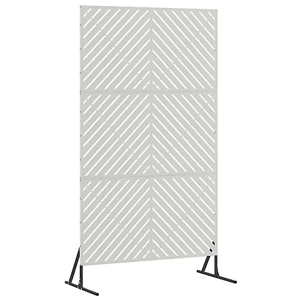 vidaXL Sichtschutz Grau 100 x 50 x 180 cm Stahl 868546 günstig online kaufen