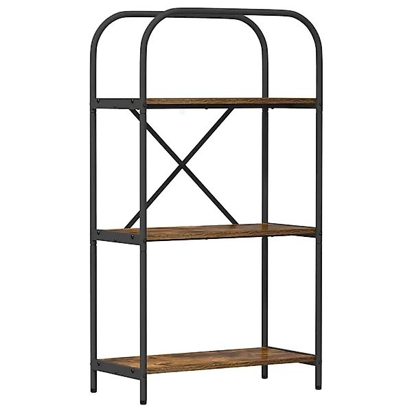 vidaXL Bücherregal Geräucherte Eiche 60 x 30 x 109 cm Holzwerkstoff 879865 günstig online kaufen