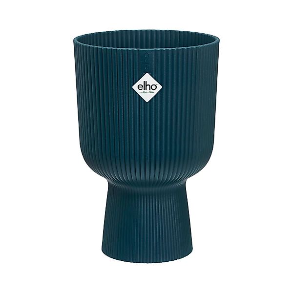 Elho Übertopf Vibes Fold Coupe 14 cm x 13,9 cm x 21 cm Blau günstig online kaufen