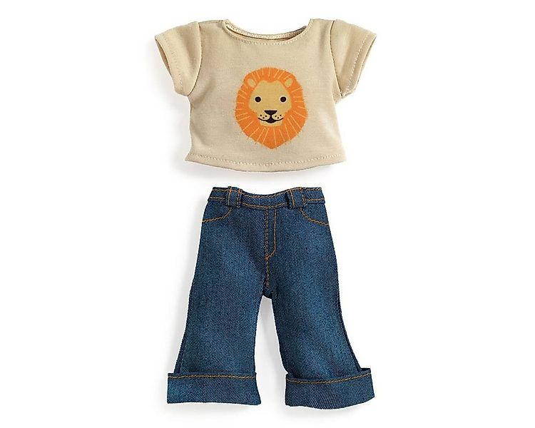 DJECO Puppenkleidung Pomea Set Lovely Ivory für Puppen 32 cm Hose Jersey-T- günstig online kaufen
