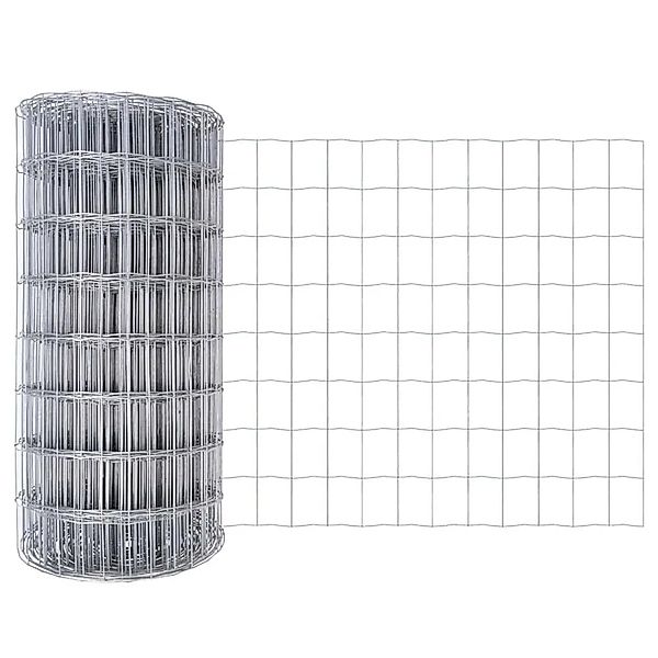 vidaXL Eurozaun 0,6 x 25 m PVC-beschichtetes Eisen 42004747 günstig online kaufen