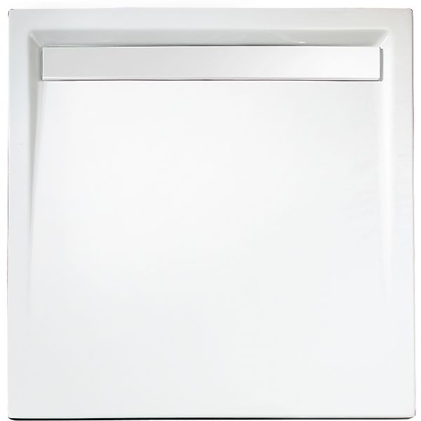 Schulte Duschwannen-Set Extraflach Quadrat 90 cm x 90 cm Alpinweiß günstig online kaufen