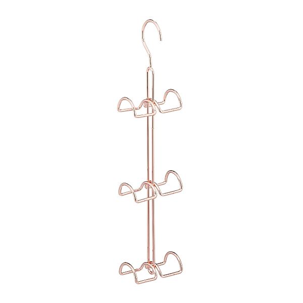 relaxdays Kleiderbügel Handtaschenbügel 6 Haken, Kupfer günstig online kaufen