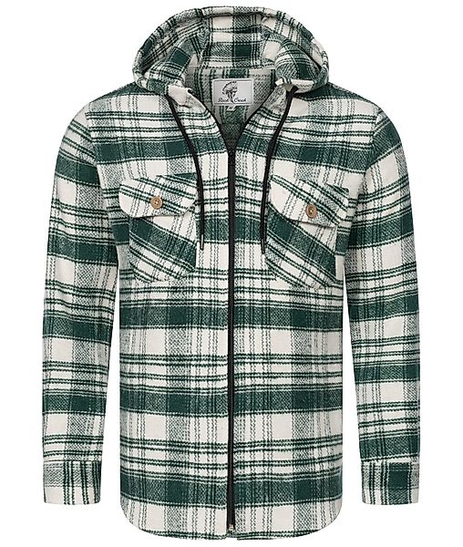 Rock Creek Flanellhemd Herren Hemd Flanellhemd mit Kapuze H-334 günstig online kaufen