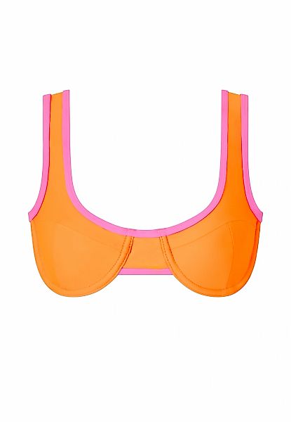 Moda Minx Triangel-Bikini-Top, (1 St.), im Kontrast-Design günstig online kaufen