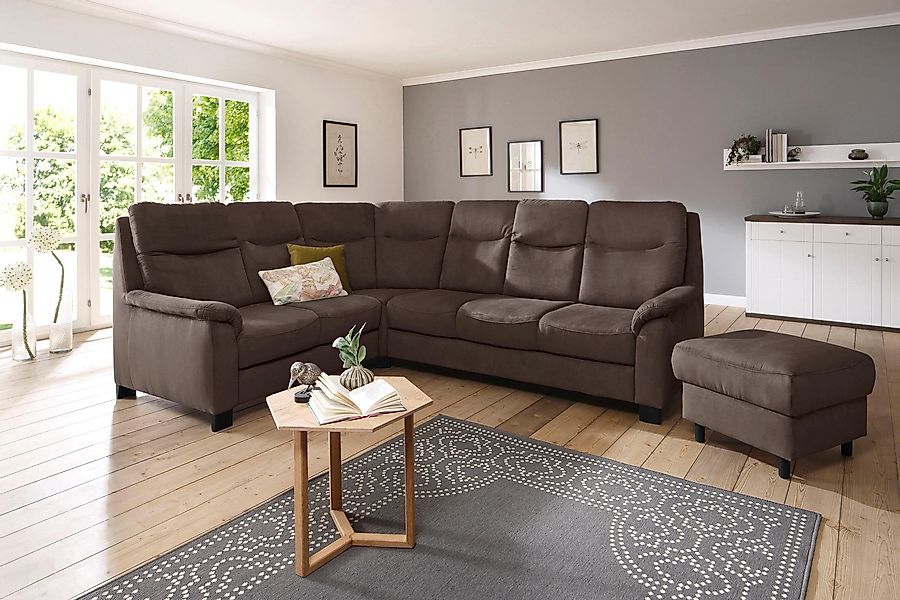 Home affaire Ecksofa Boccaccio L-Form, mit günstig online kaufen