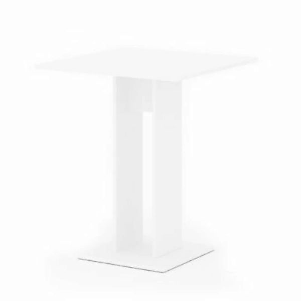 Vicco Säulentisch Ewert Weiß weiß günstig online kaufen