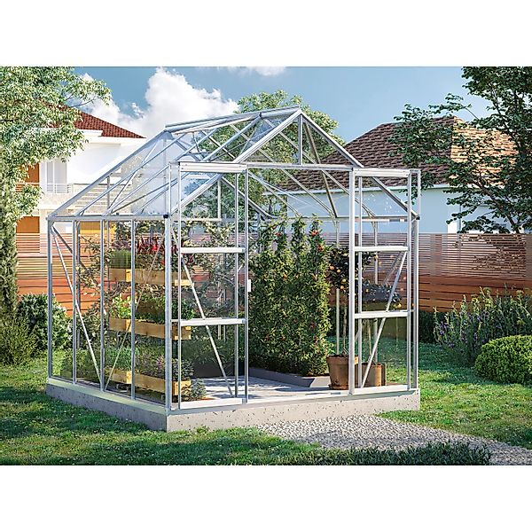 Vitavia Gewächshaus Uranus 6700 Alu blank 6,7 m² günstig online kaufen