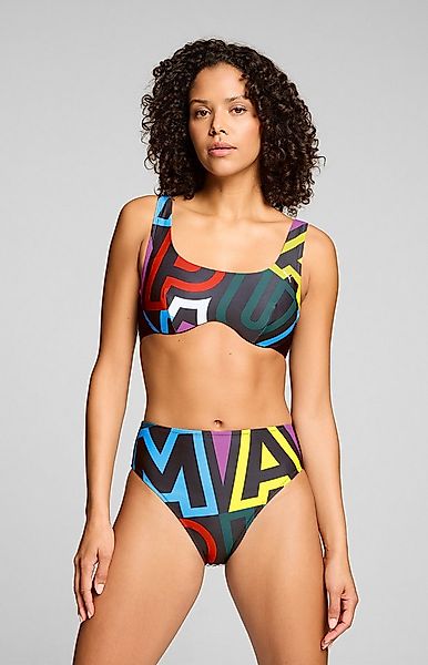 PUMA Badehose PUMA SWIM WOMEN PRINTED SCOOP NECK TOP 1P günstig online kaufen