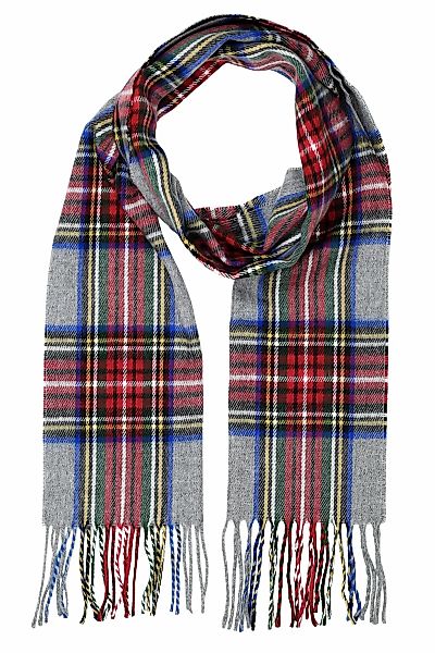 COLLEZIONE ALESSANDRO Wollschal "London", mit Karomuster in rot-grau-blau günstig online kaufen