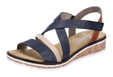 Rieker Riemchensandale, Sommerschuh, Sandalette, Keilabsatz, mit günstig online kaufen