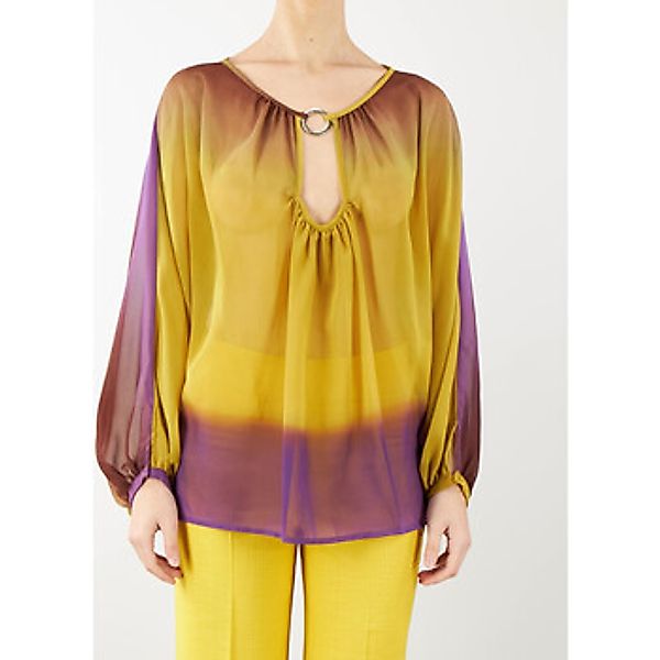 Simona Corsellini  3/4 Jeans BLUSA IN GEORGETTE SFUMATA Art. P24CPBL009 günstig online kaufen