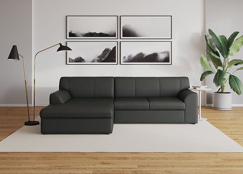 DOMO collection Ecksofa "Topper, elegant und zeitlos, kompaktes Stellmaß 24 günstig online kaufen