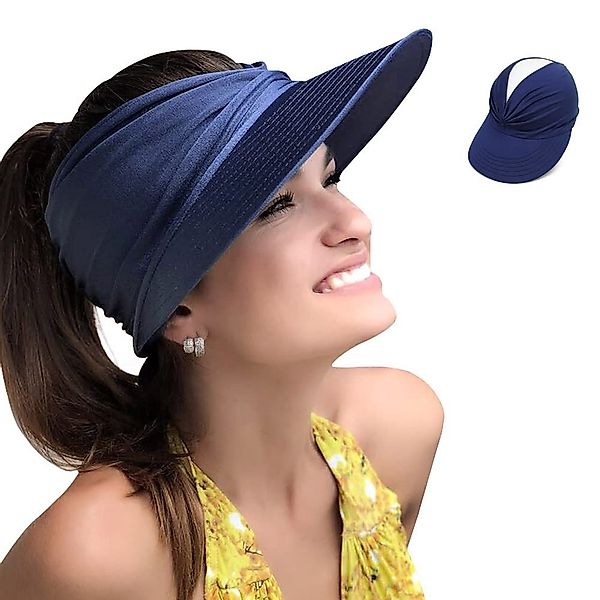 Coonoor Strohhut Sun Visor Hüte für Damen, verstellbare leichte Sommerhut günstig online kaufen
