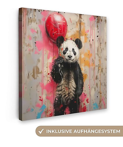 OneMillionCanvasses® Leinwandbild Graffiti - Panda - günstig online kaufen