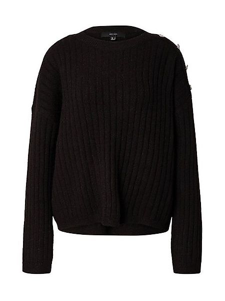 Vero Moda Rundhalspullover VMELYA LS O-NECK BUTTON PULLOVER GA BOO günstig online kaufen