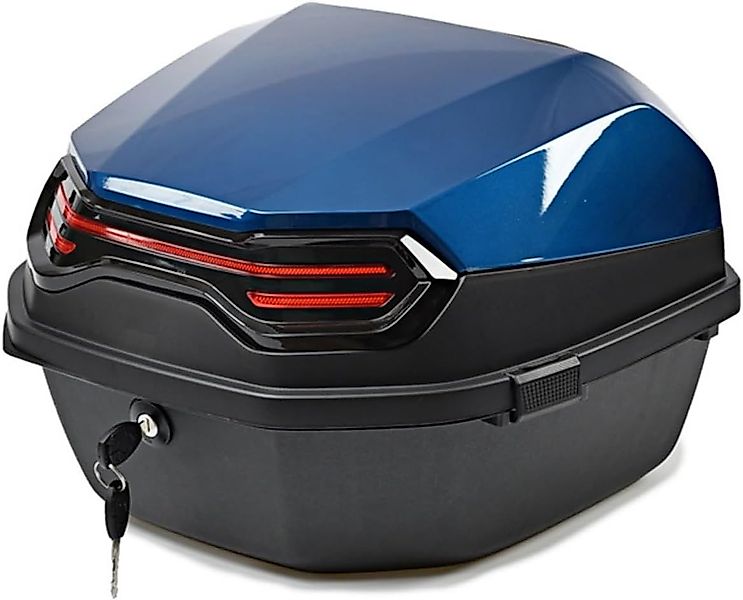 Bagtecs Kofferset Motorrad Topcase # BT11 45 Liter Universal blau günstig online kaufen