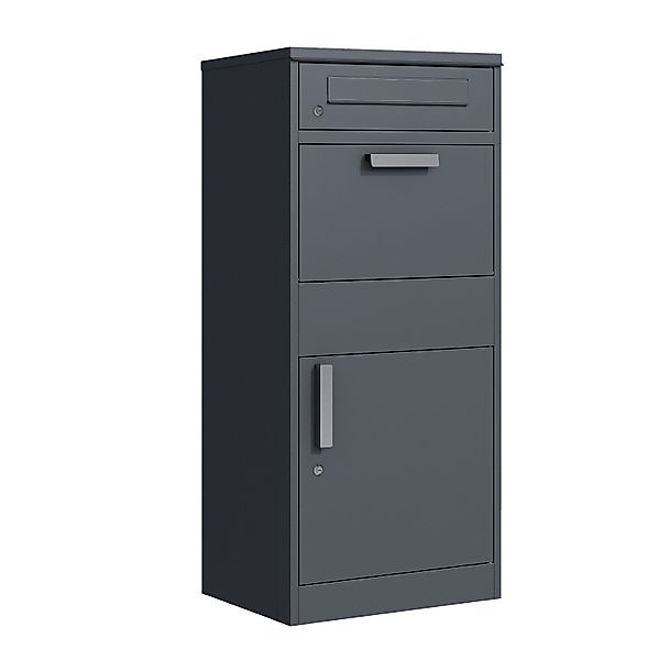 DEGAMO Paketbox BREMEN, 50x38x112cm, Stahl verznkt günstig online kaufen