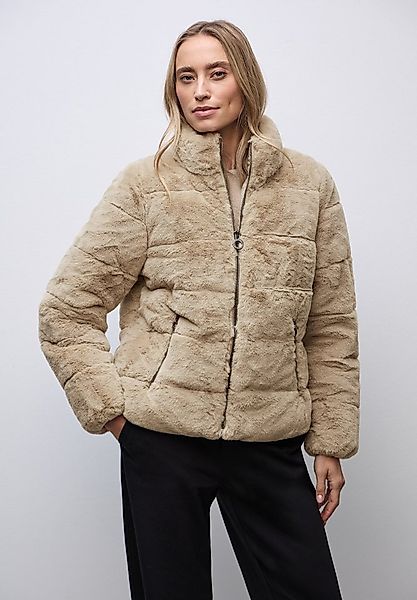 STREET ONE Fellimitatjacke mit Stehkragen günstig online kaufen