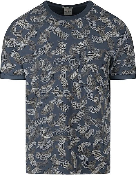 Cast Iron T Shirt Dunkelblau Print - Größe XXL günstig online kaufen