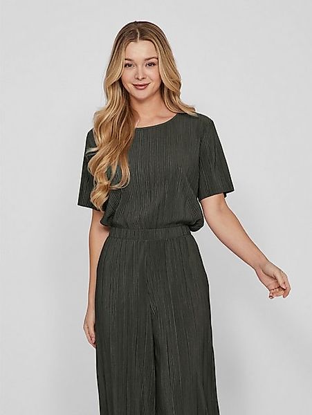 Vila T-Shirt VILA Satin Blusen Halbarm Basic VIPLISA VIPLISA O-NECK S/S TOP günstig online kaufen