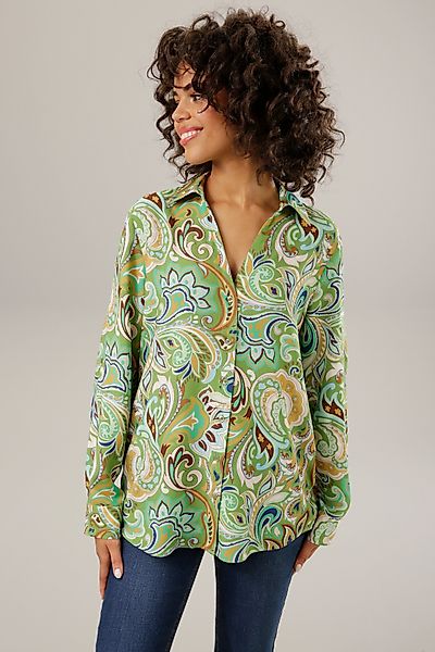 Aniston CASUAL Hemdbluse graphische Paisley-Muster - günstig online kaufen