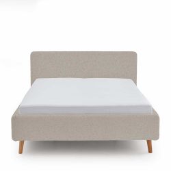 Polster Doppelbett in Beige 160x200 cm 180x200 cm günstig online kaufen